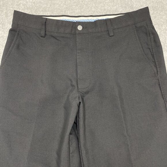 Foot Joy Pants Men 35x34* (34x32) Black Golf Performance Stretch Casual Preppy A - Picture 2 of 10